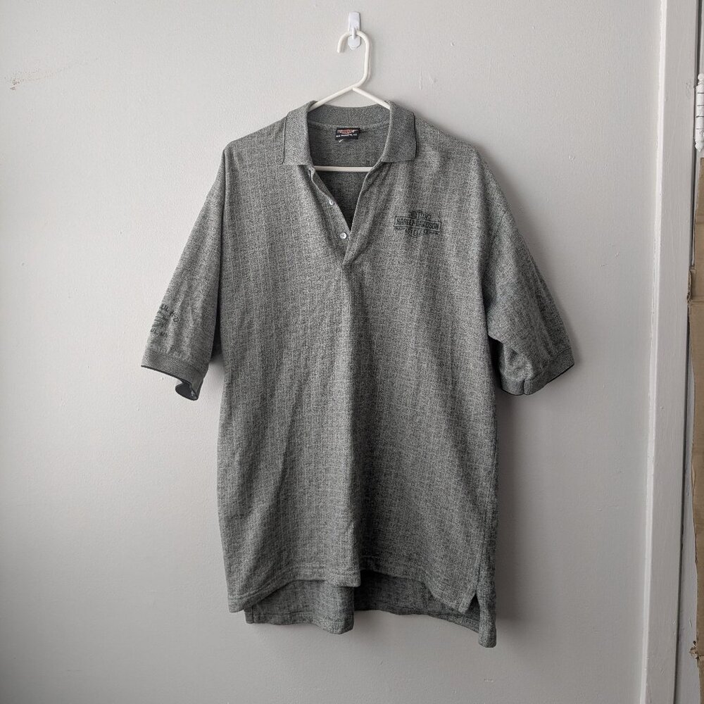 Harley Davidson Motorcycles St Paul Minnesota Green Polo Mens size XL